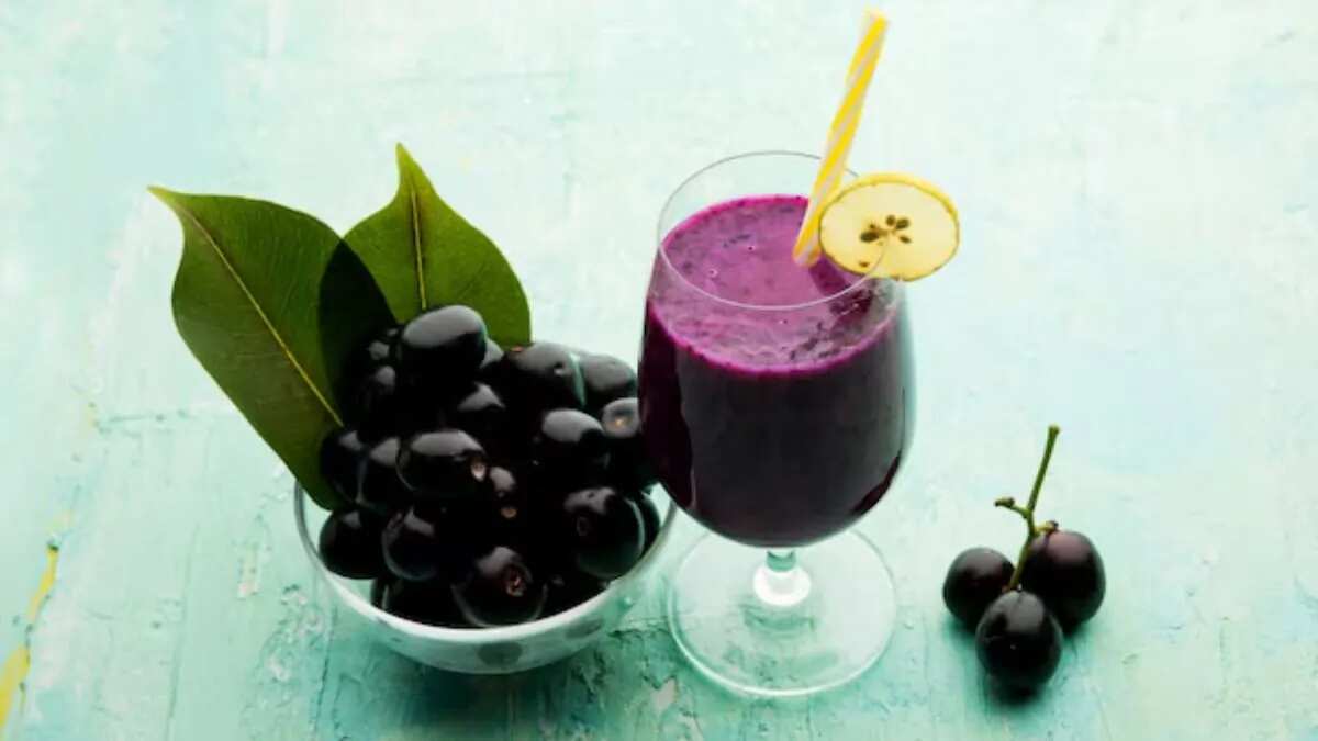 Healthy Jamun Cooler Recipe (Black Plum Juice)
