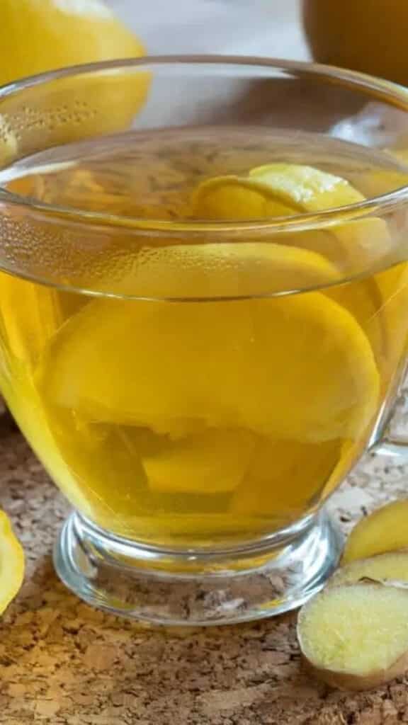 Make Ginger Lemon Tea For Sore Throat