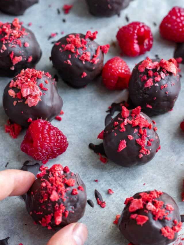 Valentine’s Vegan Chocolate Truffles