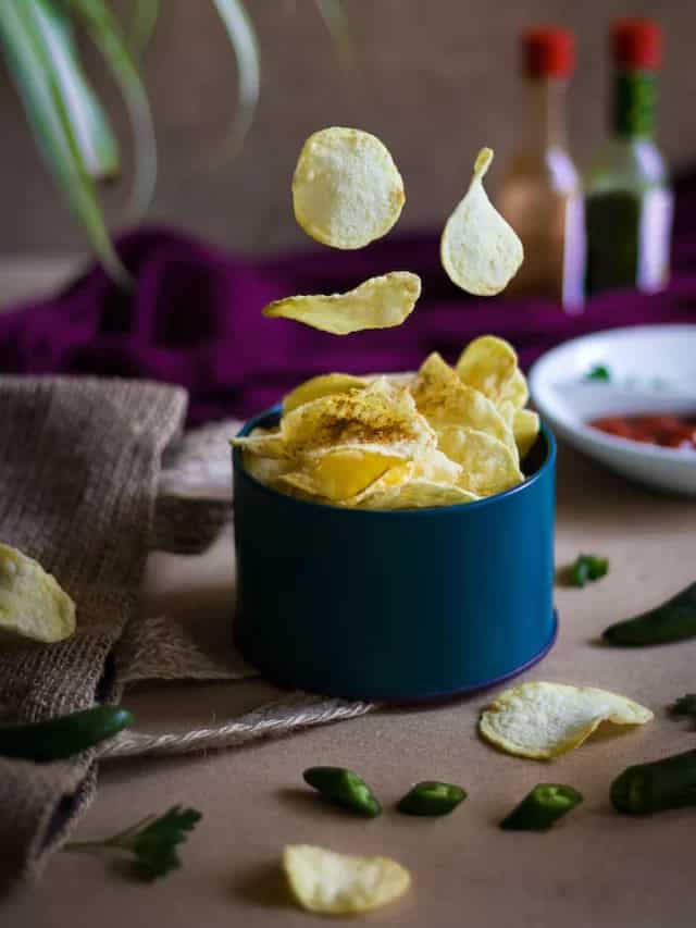 1Ingredient Potato Chips Crunchy And Delicious