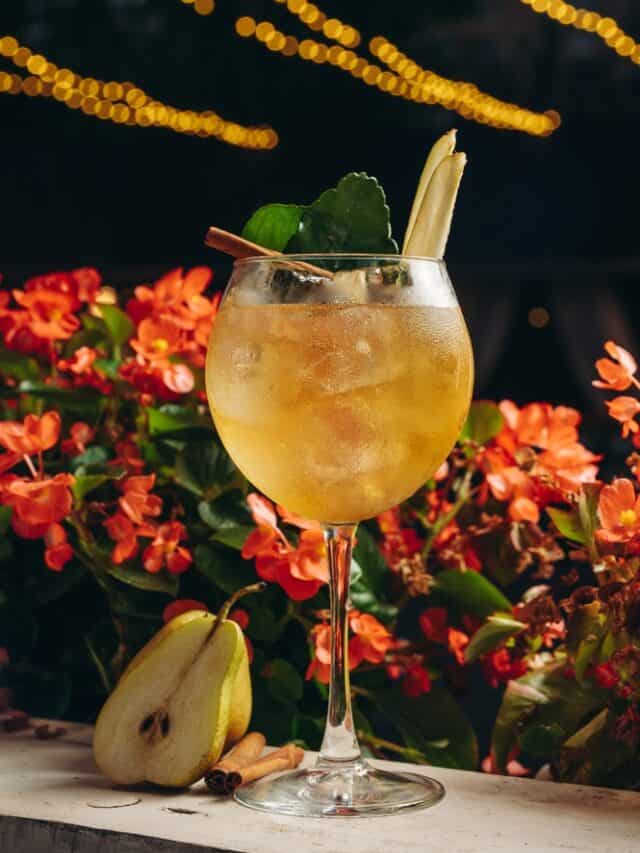 Sparkling Tamarind Pear Cocktail The Glass Of Surprise