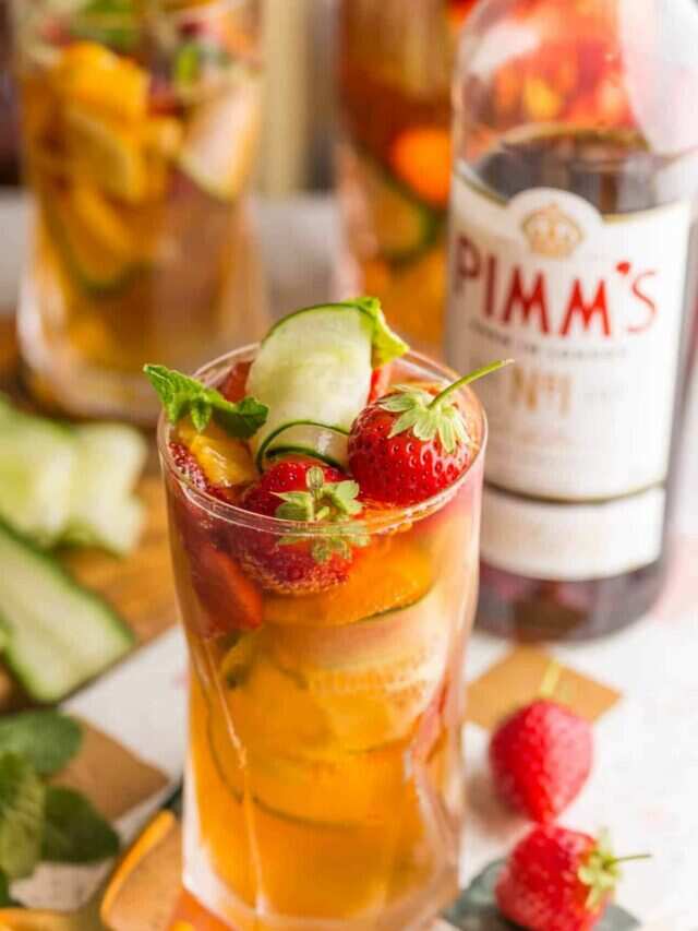 The Best Summertime Cocktail Pimm's Cup Float