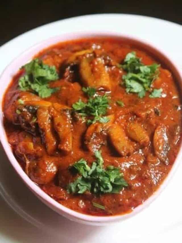 Mushroom Butter Masala For That Easy Lunch Curry