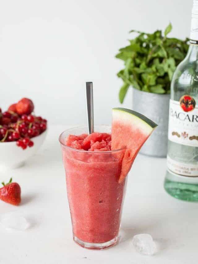 Watermelon Daiquiri A Fruity Punch To Your Rum