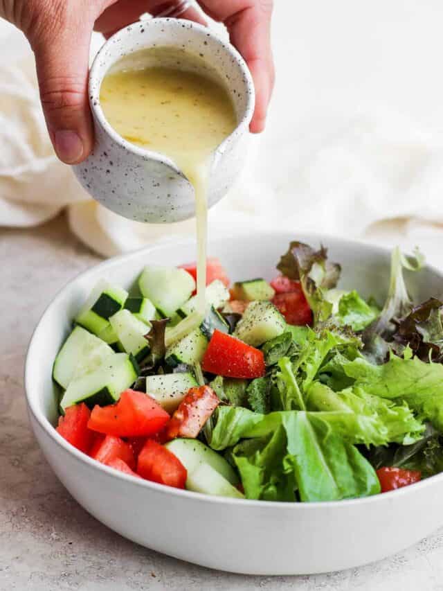 Dirty Martini Salad Dressing For Olive Lovers