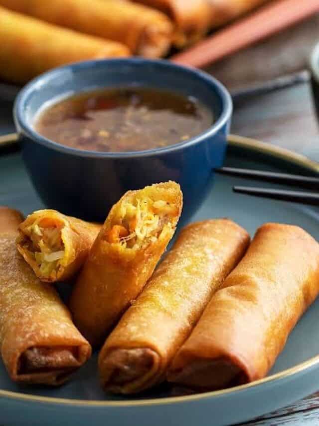 Quick And Easy Spring Rolls At Home!