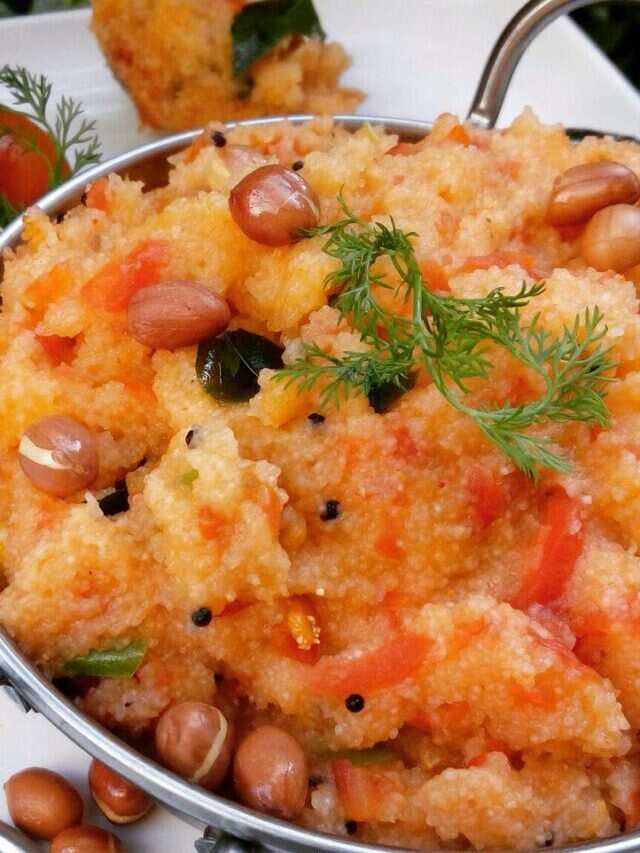 Make This Protein Tomato Upma At Home