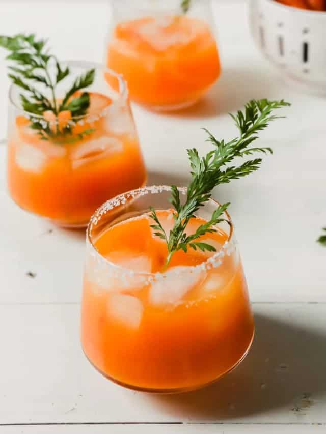 Sweet-Spicy Carrot Margarita For A Mid-Week Breather