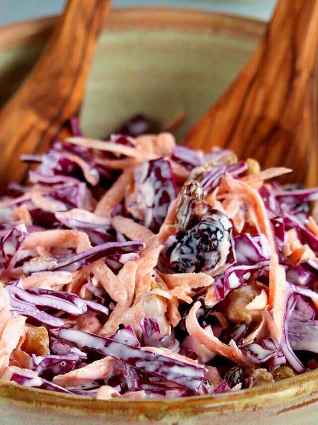Red Cabbage Coleslaw A Versatile Side To Eat With Everything