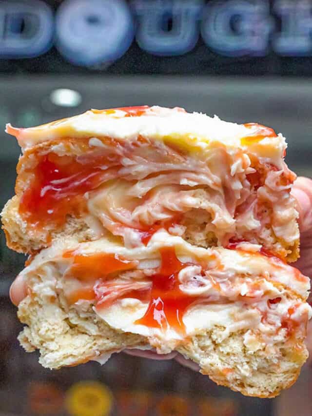 Brioche Doughnuts With Silky Guava Cream Cheese Filling