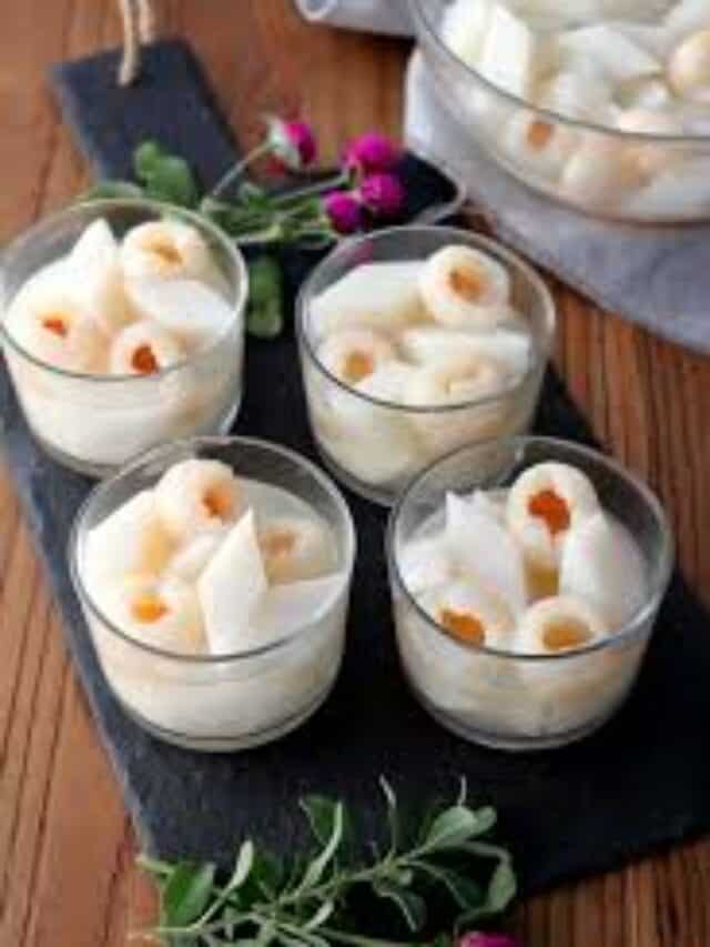 Lychee Pudding Cool Delight For Hot Summer Evenings