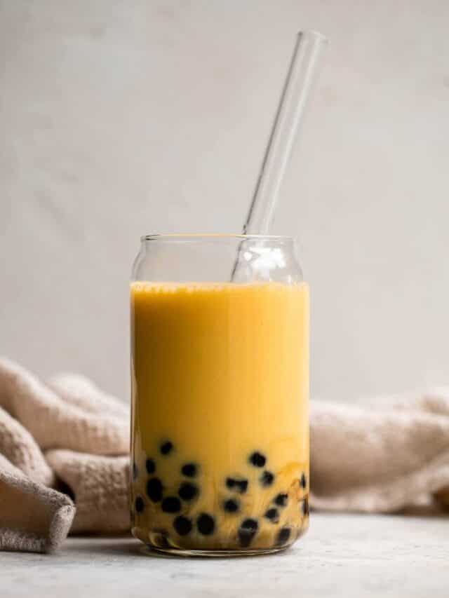 Mango Sabudana Boba Tea A Classic Drink With A Seasonal Twist
