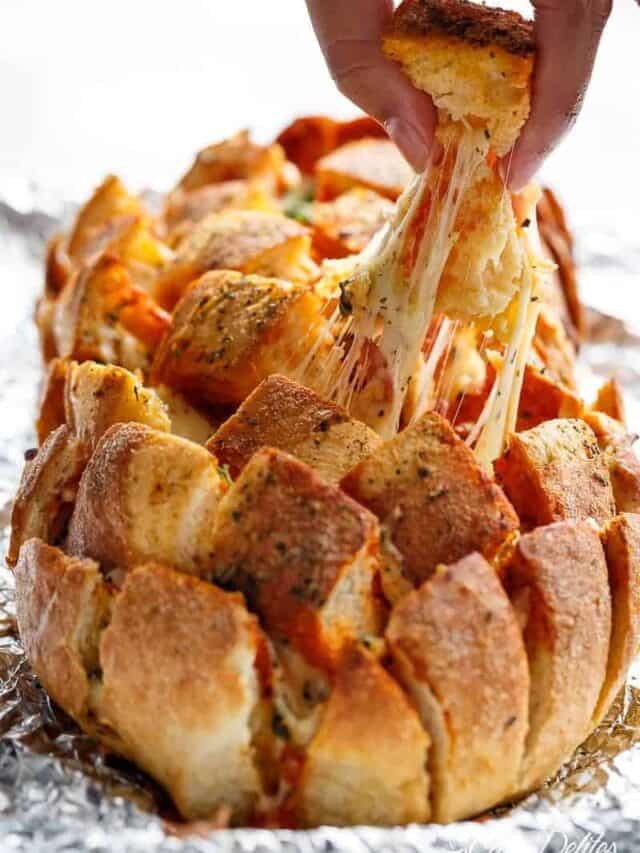 Homemade PullApart Cheese Bread The Perfect Snack For A Crowd