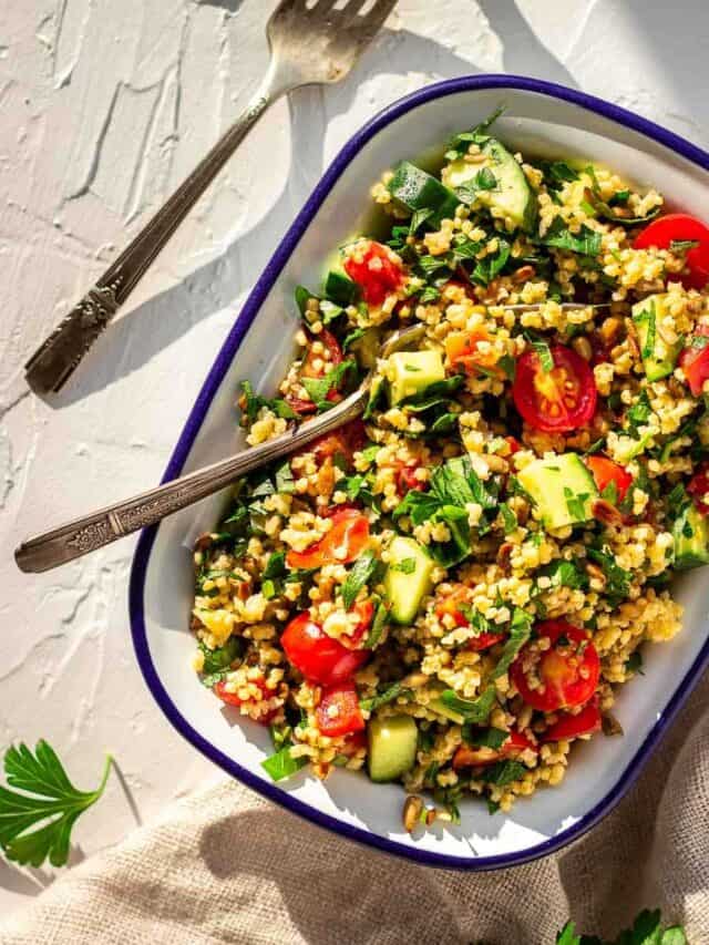 Millet Tabbouleh Salad A Healthy Twist To The Lebanese Staple