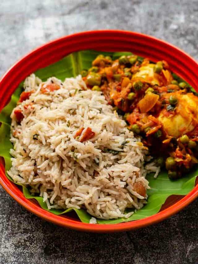 Coconut Milk Pulao A One Pot Dinner Recipe