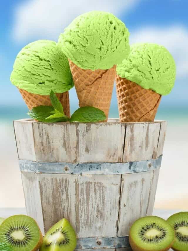 Cool Down With A Tropical TreatHomemade Kiwi Ice Cream Recipe