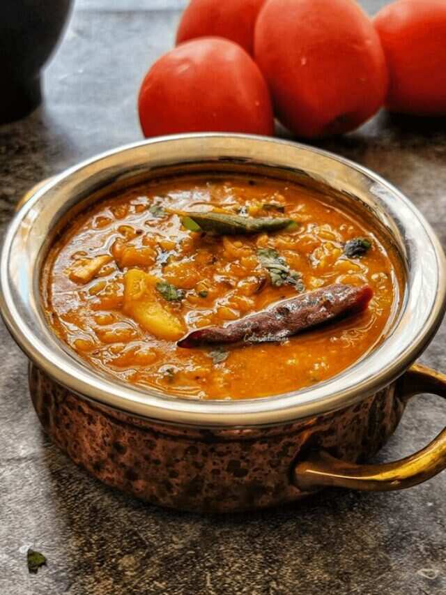 Tangy And Nutritious Andhra-Style Tomato Pappu