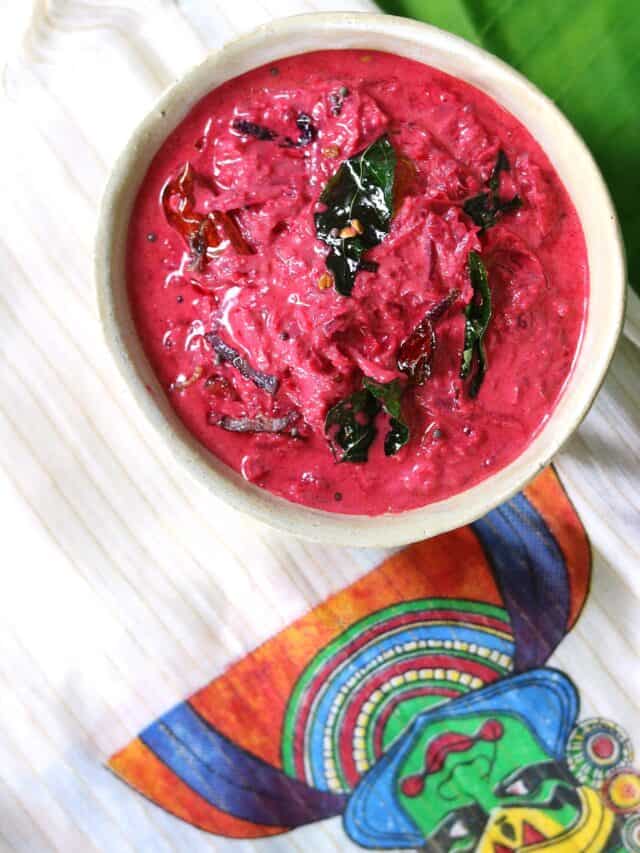 Onam 2023 Kerala Style Beetroot Pachadi For Your Sadya Plate