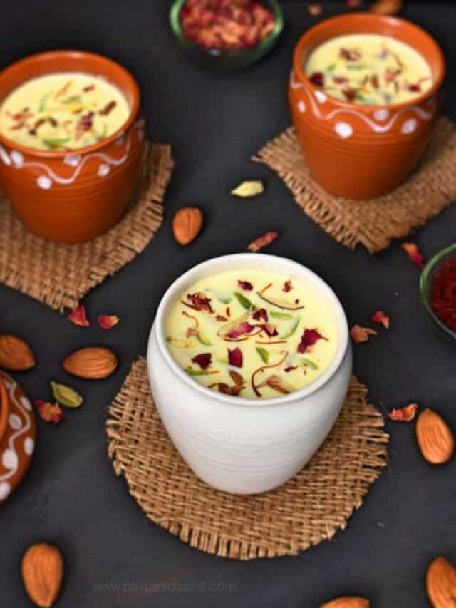 Enjoy A Cup Of Warm Kesar Badam Milk This Winter