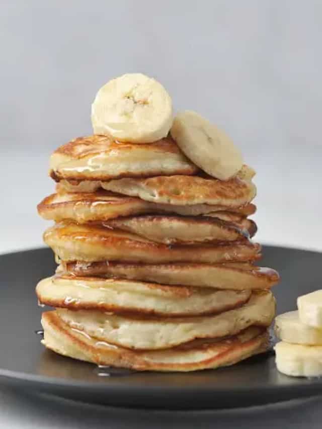 Healthy Banana Pancakes For Kids