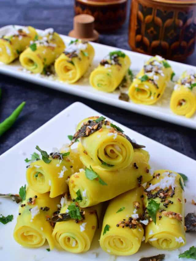 Khandvi: गुजराती स्नैक का लेना है स्वाद, तो बनाएं हेल्दी और टेस्टी खांडवी
