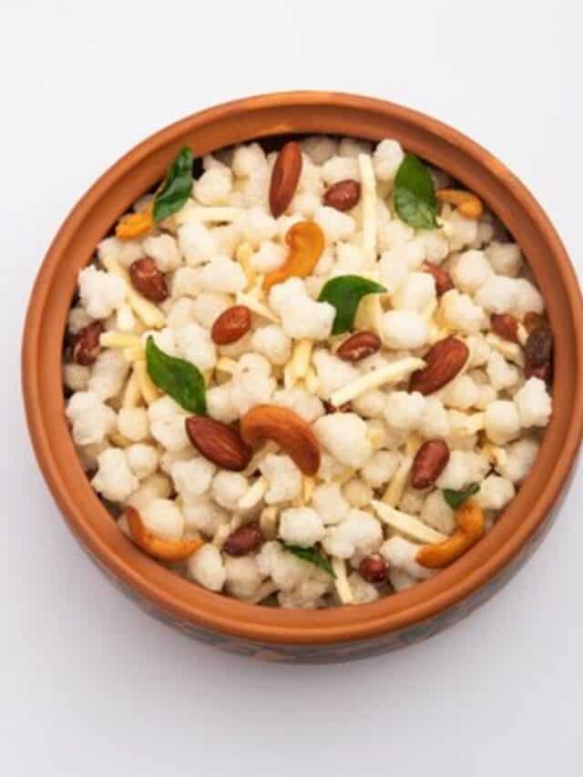 Sabudana Chivda: Your Ideal Chai Buddy During Monsoon